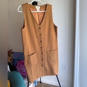 Worthington Tan Sleeveless Dress